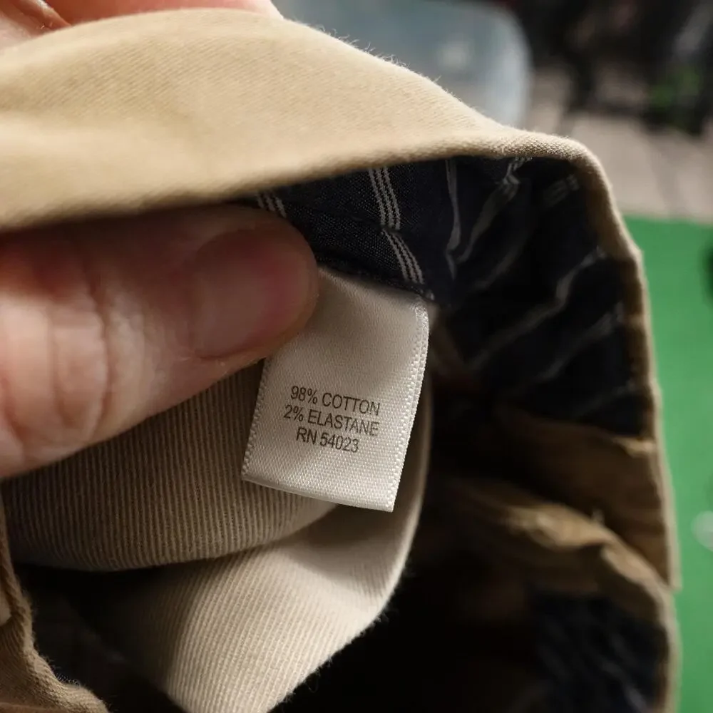Banana Republic Pants Mens 33x30‎ Khaki Vintage Straight Fit Chino Stretch